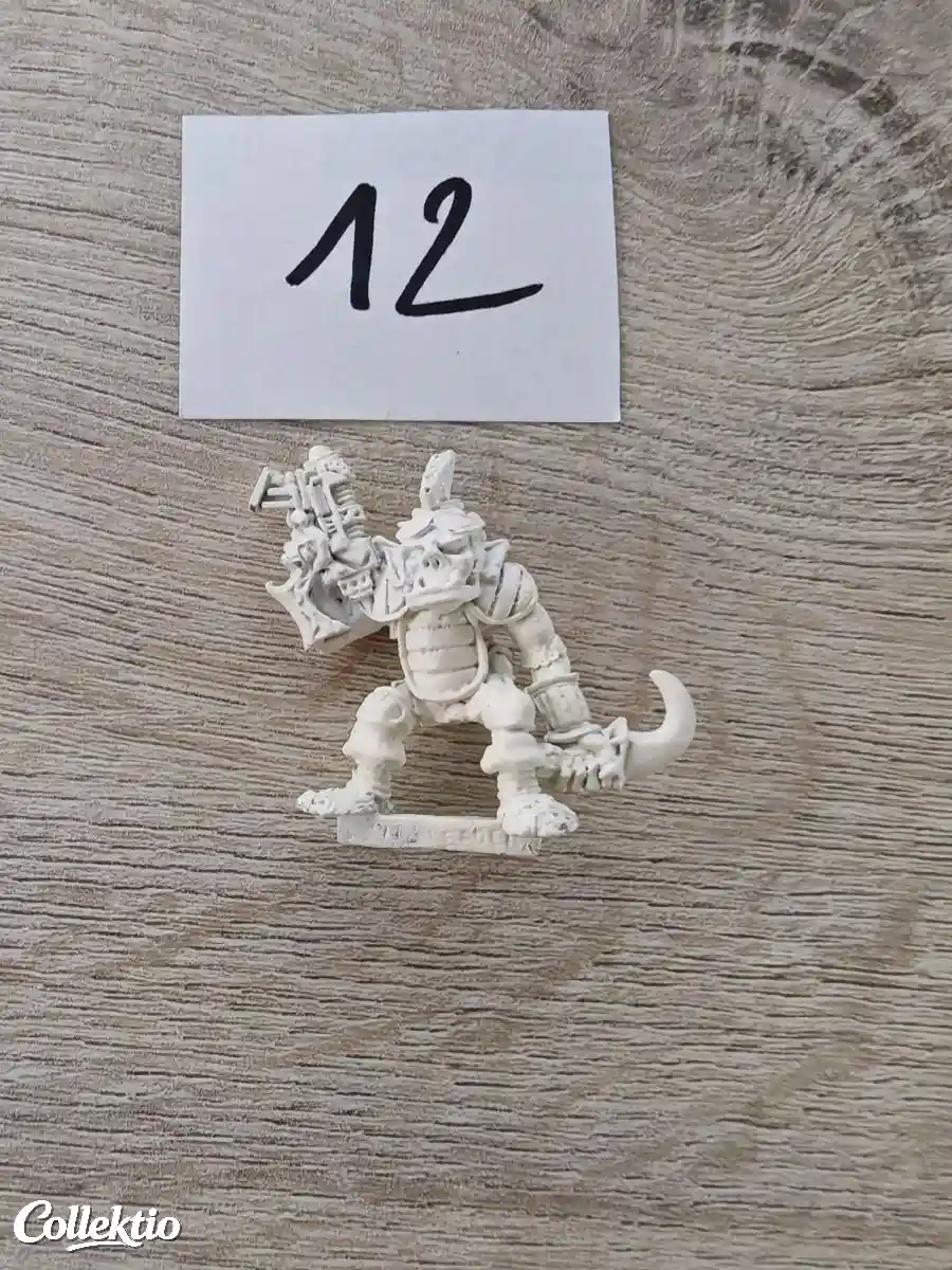Warhammer 40k RT Space Ork Warrior Nob Raider 1987 Metal