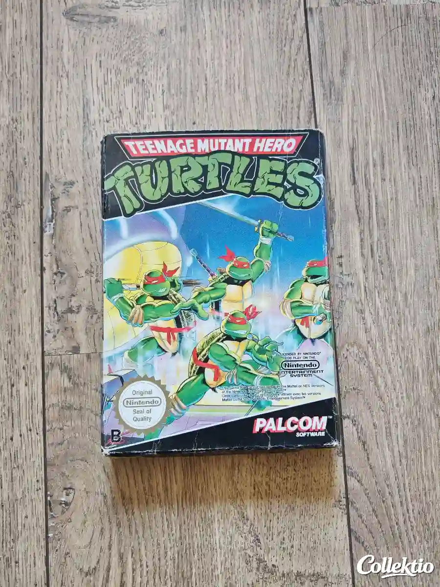 Teenage Mutant Hero Turtle Nintendo Nes BOX - 1985 - Capcom