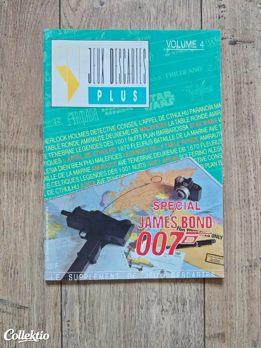 JDR Supplément Jeux Descartes Volume 4 James Bond