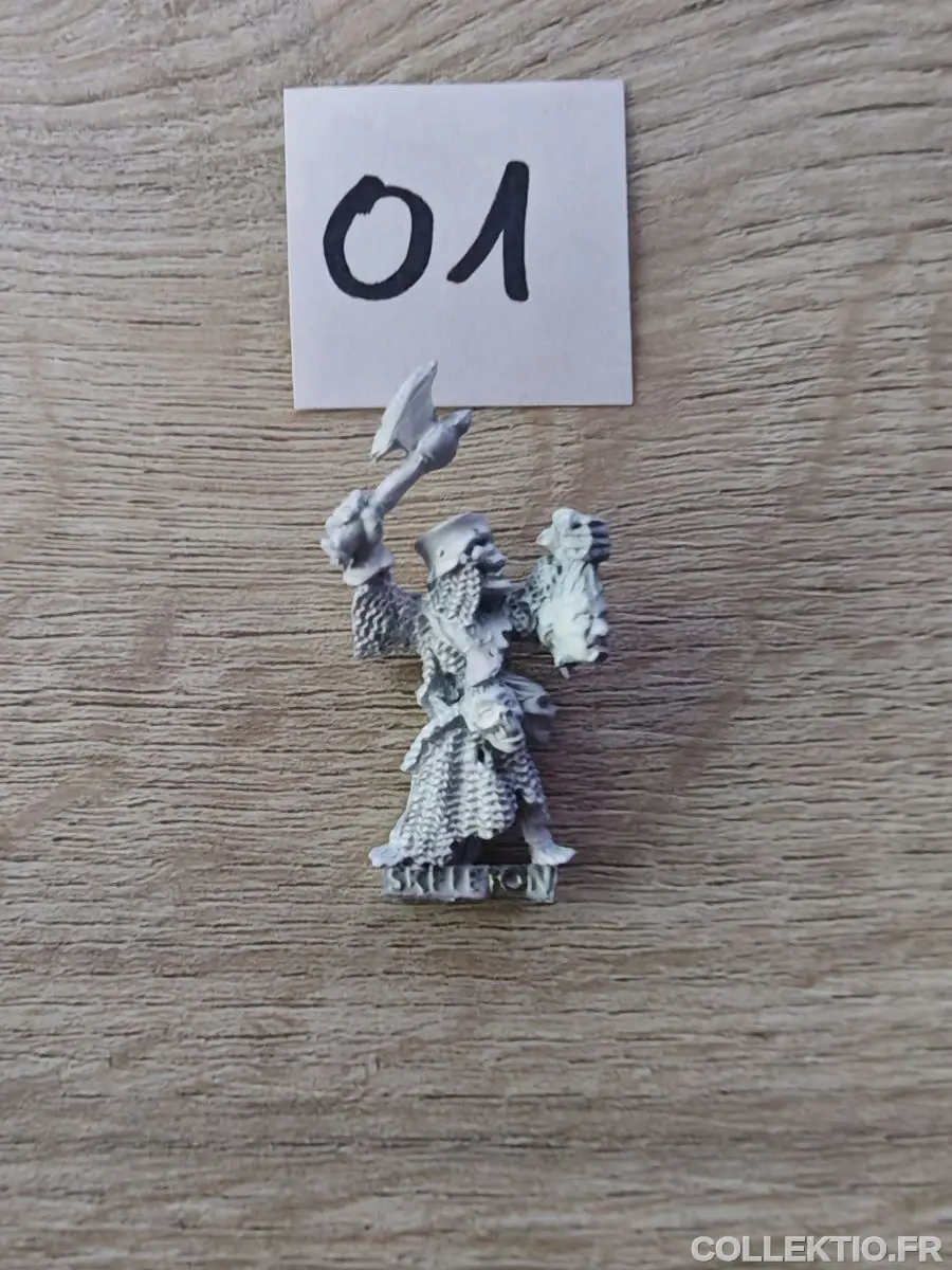 Warhammer Undead C17 Skeleton Champion 1987 Metal