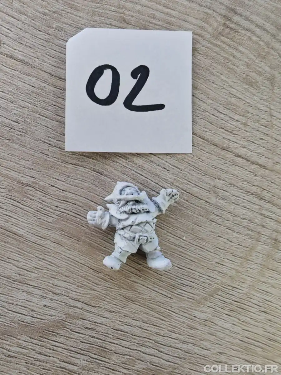 Blood Bowl Nain Injuried V2 1988 Metal
