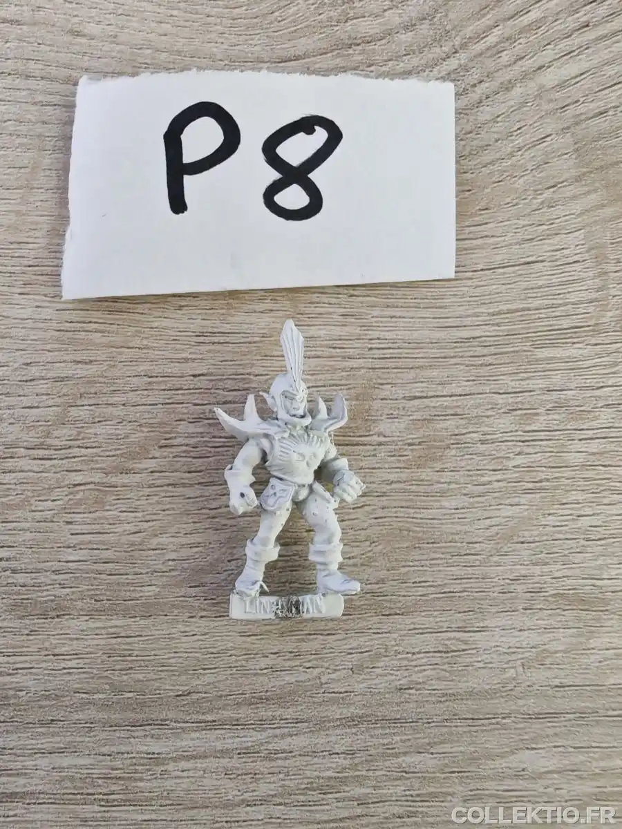 Blood Bowl Elfe Noir Lineman V2 1988 Metal