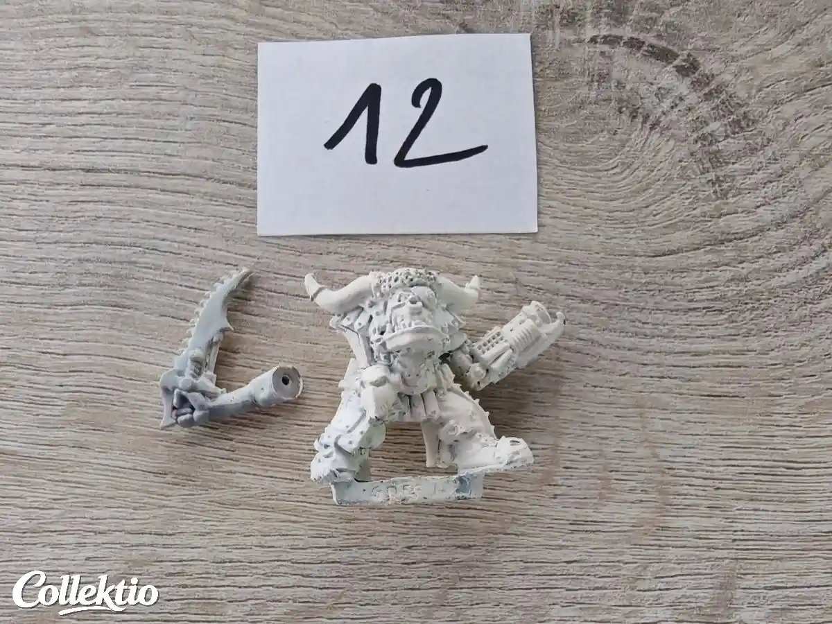 Warhammer 40k RT Space Ork Boss Goff 1987 Metal