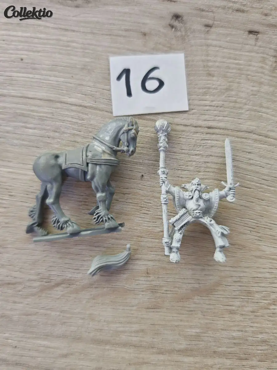 Warhammer Empire Mounted Wizard Metal