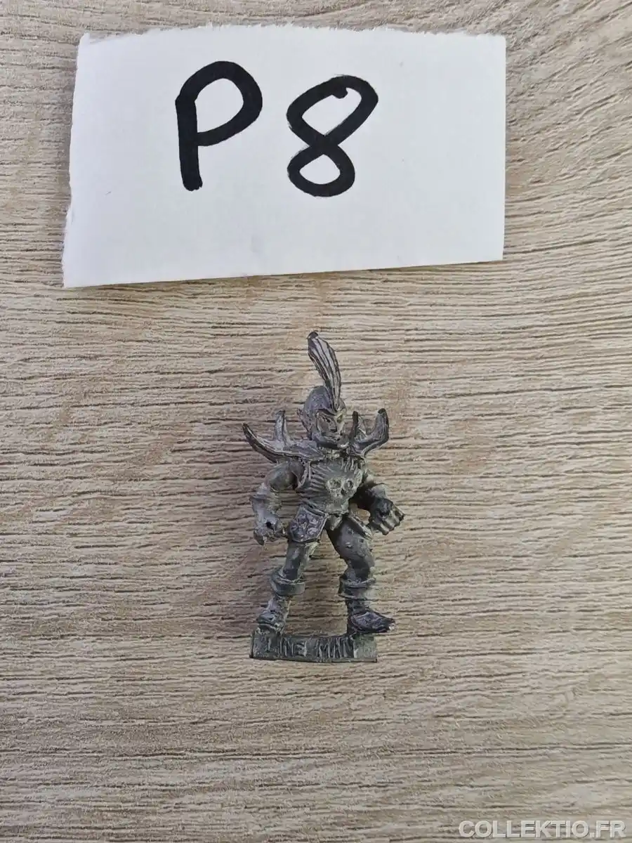Blood Bowl Elfe Noir Lineman V2 1988 Metal