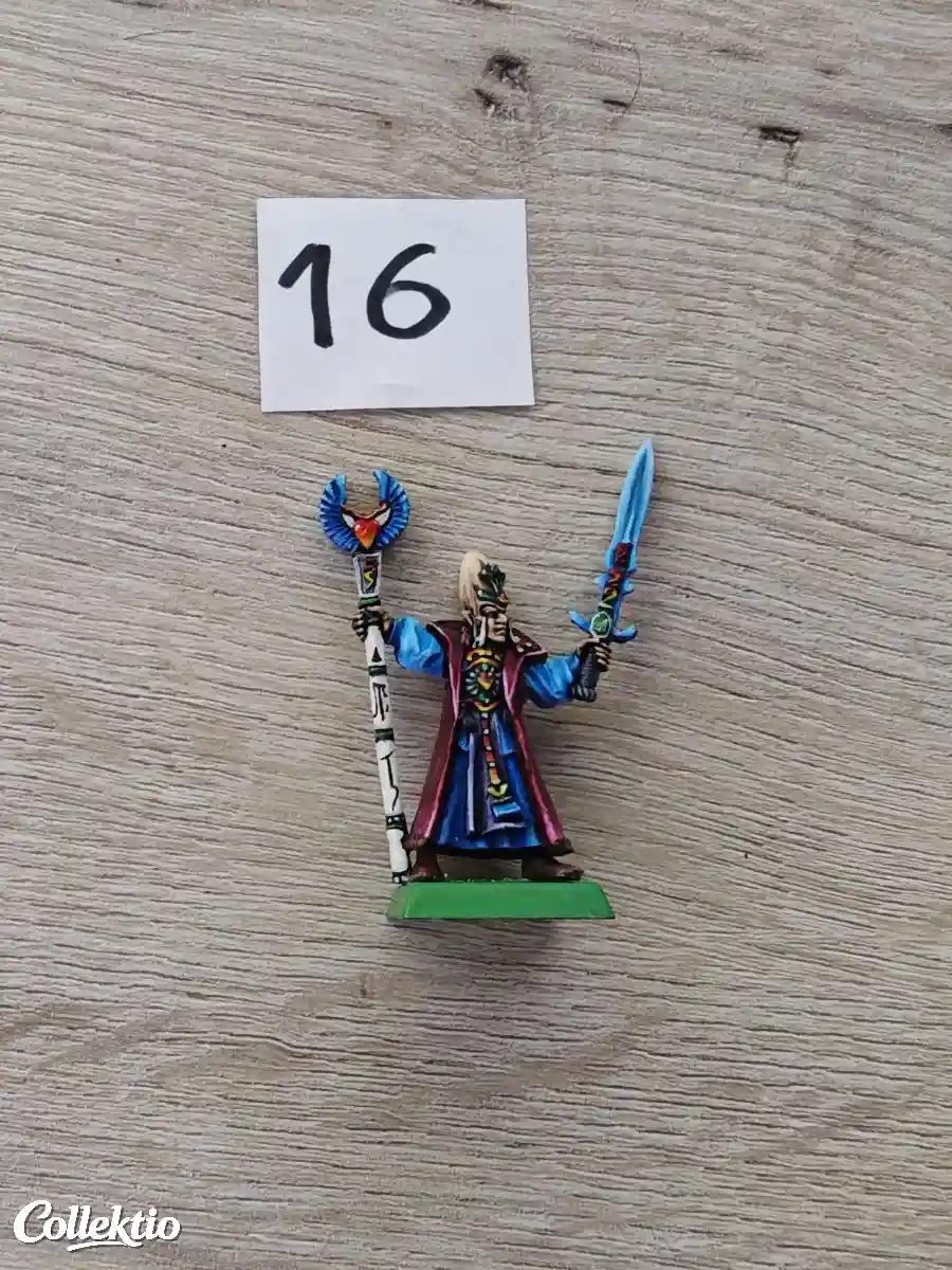 Warhammer High Elf Mage Metal