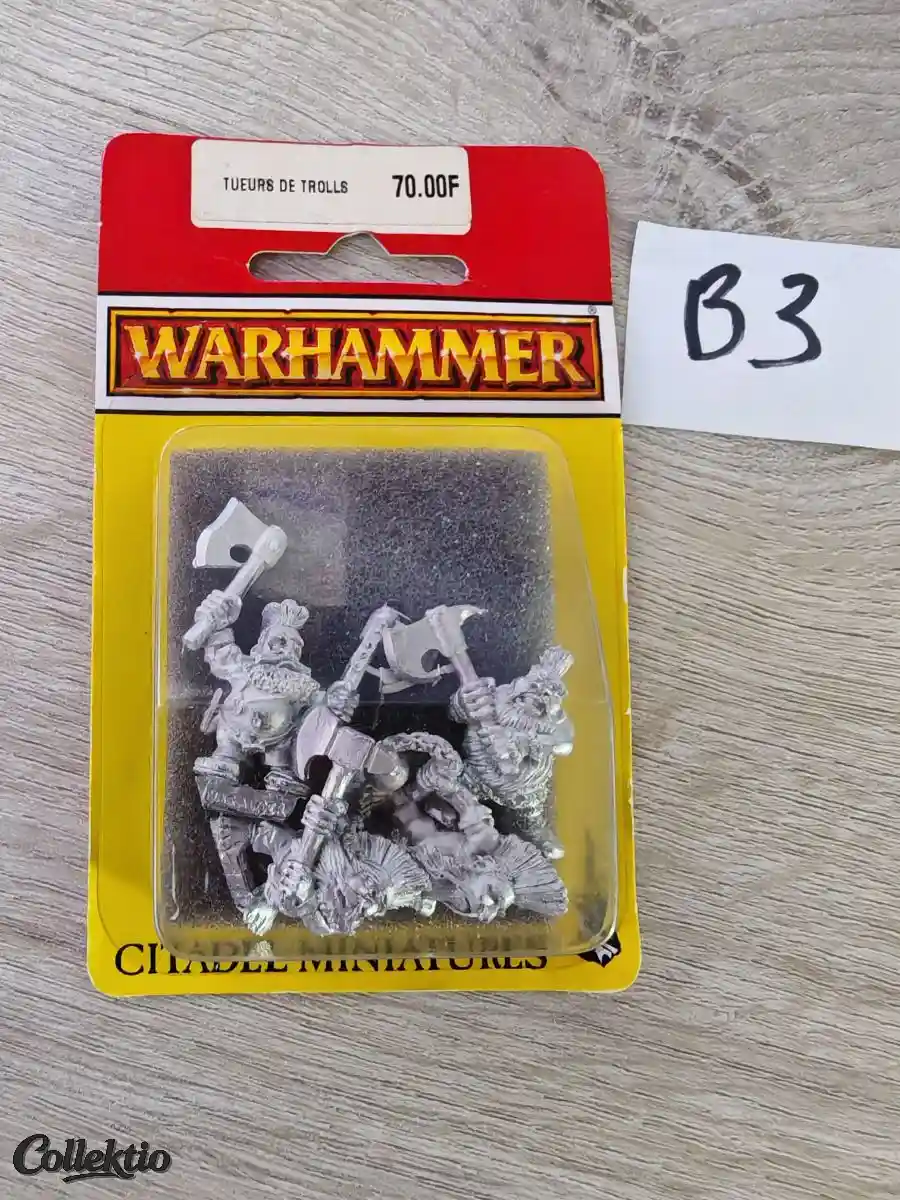 Warhammer Blister Dwarf Troll Slayer Metal