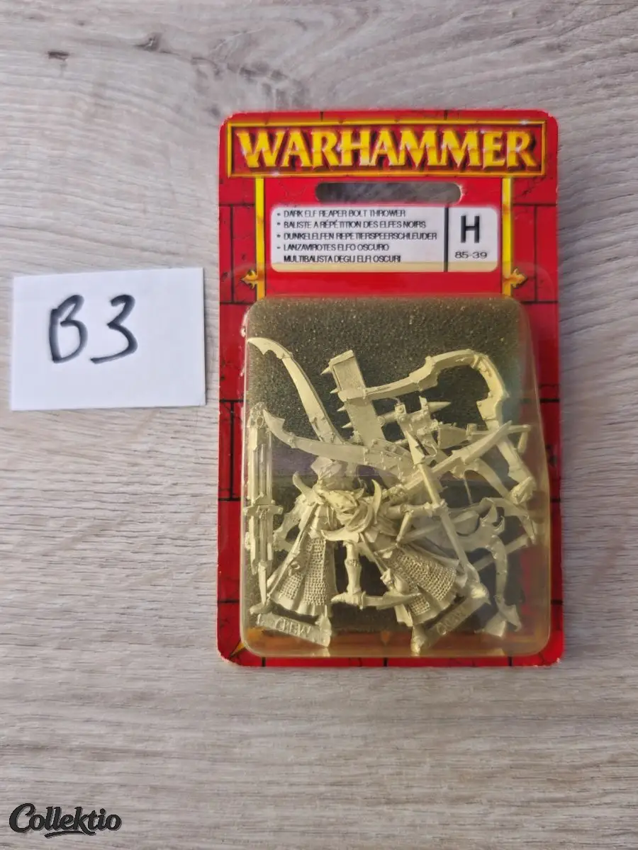 Warhammer Blister Dark Elves Reaper Bolt Thrower Metal