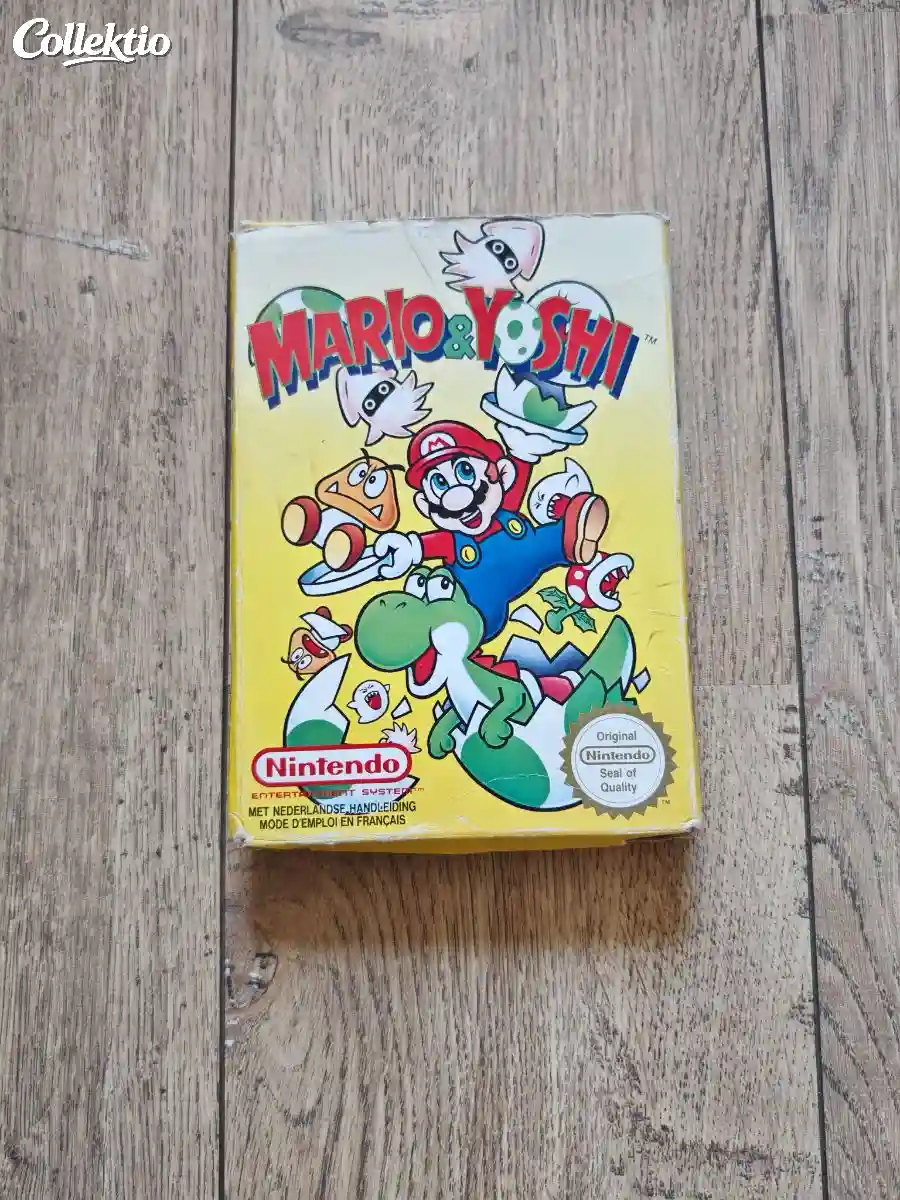 Mario & Yoshi Nintendo Nes BOX - 1985