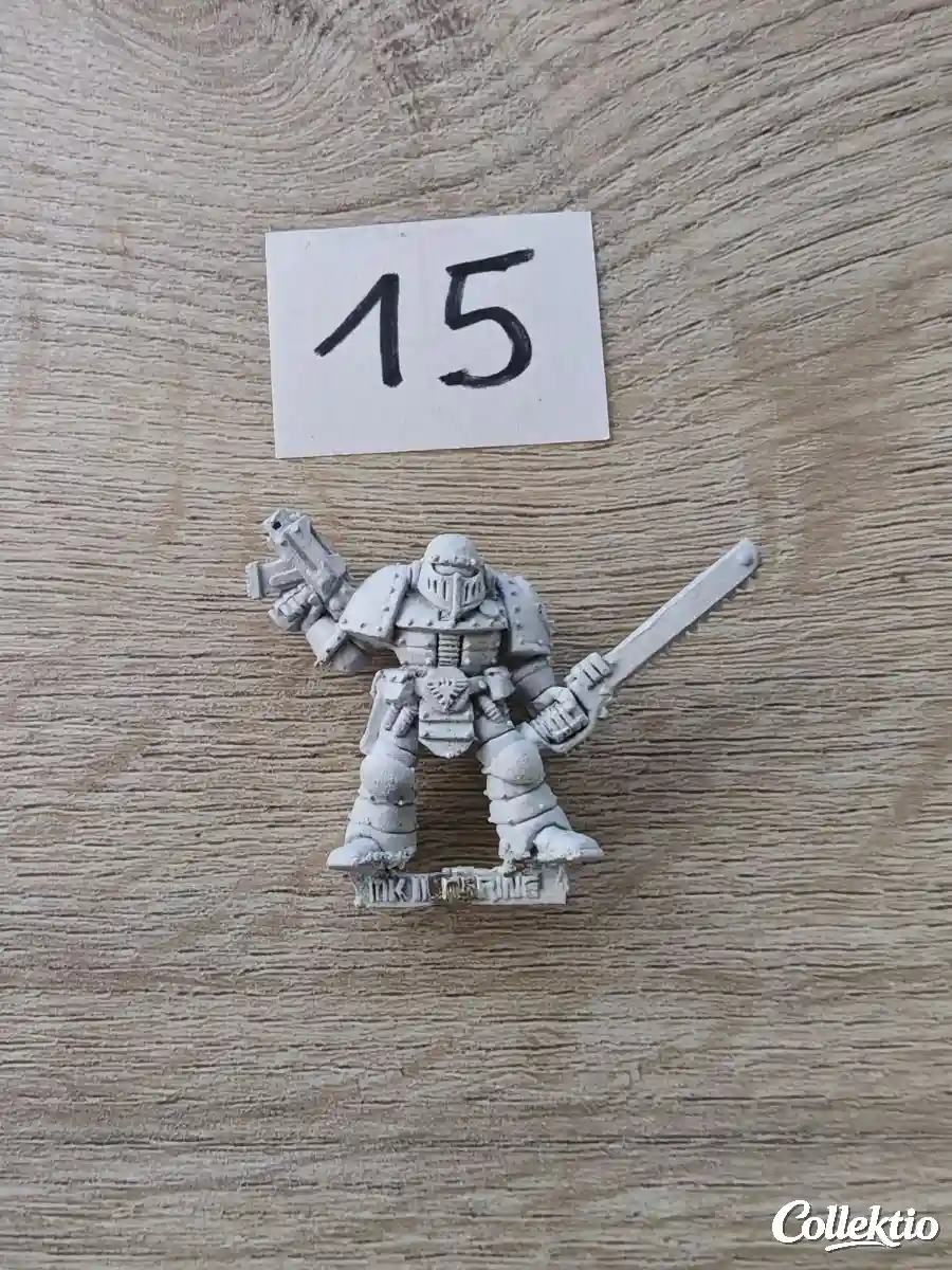 Warhammer 40k RT Space Marine MK1 Thunder Armor 1986 Metal