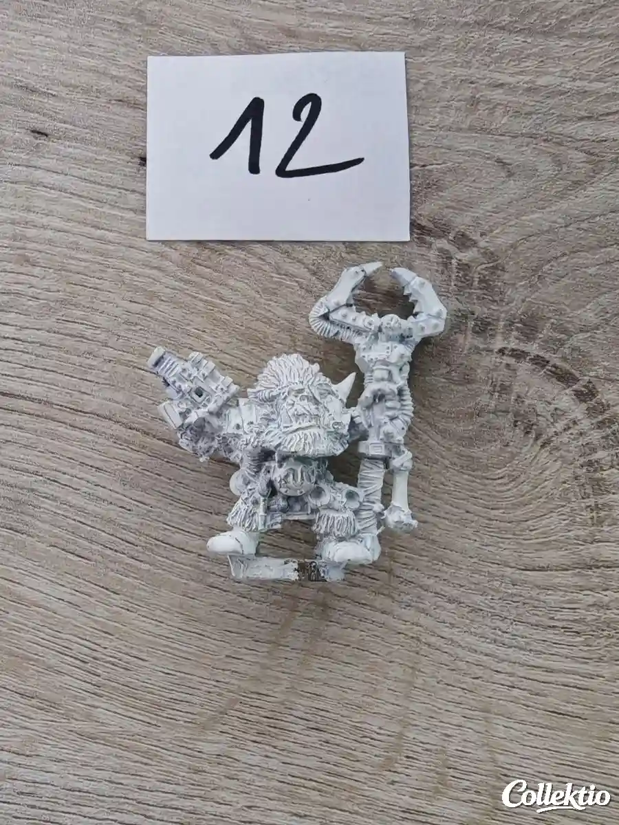 Warhammer 40k RT Space Ork Zodgrod Wortsnagga 1987 Metal