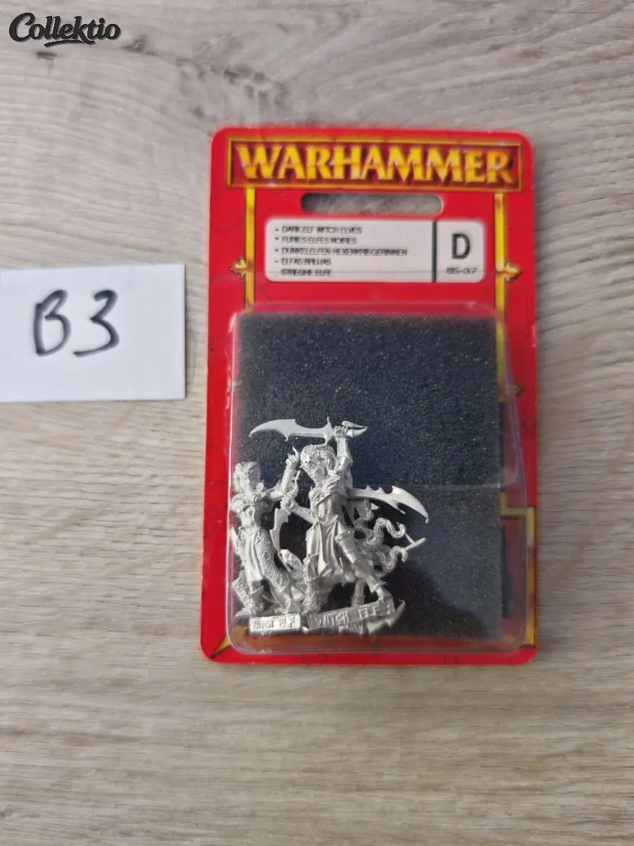 Warhammer Blister Dark Elves Witch Elves Metal